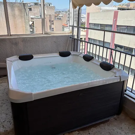 Jacuzzi Patio & Acropolis View 2-Bd Retreat Apartment Athens Exterior photo