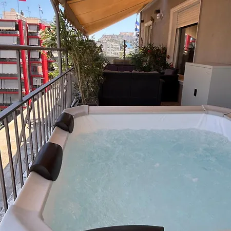 Jacuzzi Patio & Acropolis View 2-Bd Retreat Apartment Athens Exterior photo