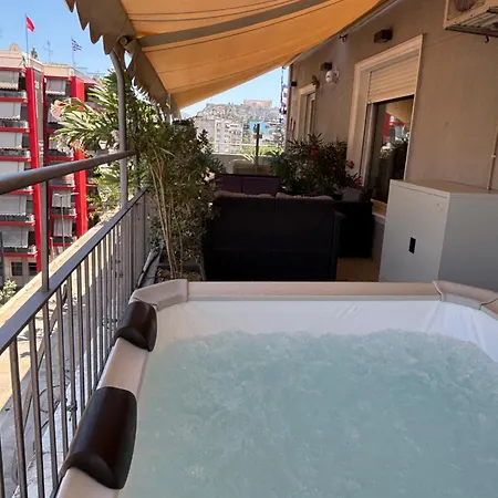 Jacuzzi Patio & Acropolis View 2-Bd Retreat Apartment Athens Exterior photo